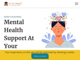 'myfitbrain.in' screenshot