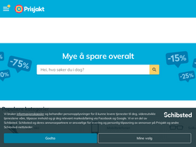 'prisjakt.no' screenshot