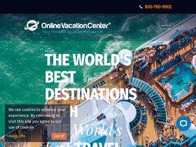 'onlinevacationcenter.com' screenshot