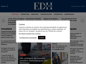 'emprendedoresdehoy.com' screenshot