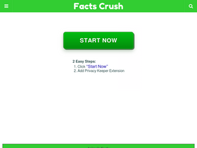 'factscrush.com' screenshot