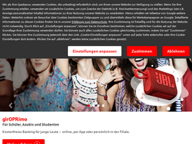 'sparkasse-opr.de' screenshot