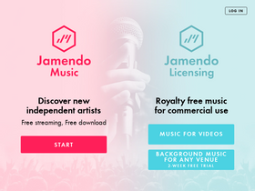 'jamendo.com' screenshot