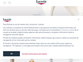 'eucerin.cl' screenshot