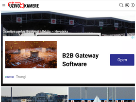 'uzivokamere.com' screenshot