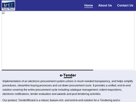 'tenderwizard.com' screenshot