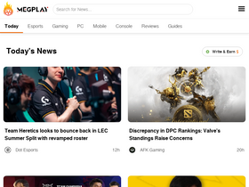 'megplay.com' screenshot