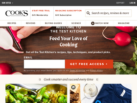 'cooksillustrated.com' screenshot