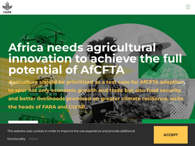 'cgiar.org' screenshot