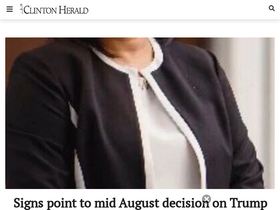 'clintonherald.com' screenshot