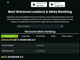 'warzoneloadout.games' screenshot