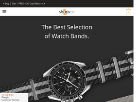 'strapsco.com' screenshot