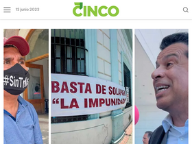 'elcinco.mx' screenshot