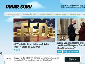 'dinarguru.com' screenshot