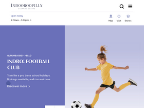 'indooroopillyshopping.com.au' screenshot