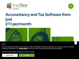 'taxfiler.co.uk' screenshot