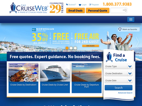 'cruiseweb.com' screenshot