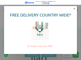 TheNariStudio homepage screenshot