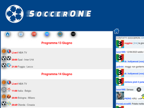 'socceron.name' screenshot