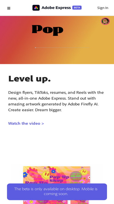 express.adobe.com