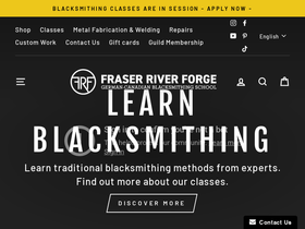 fraserriverforge.com homepage screenshot