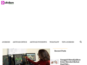 'dubidam.id' screenshot