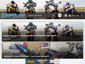 's1000rrforum.com' screenshot