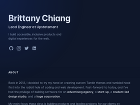 'brittanychiang.com' screenshot