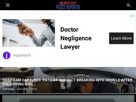 'montgomerycountypolicereporter.com' screenshot
