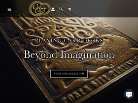 Curatedcards homepage screenshot
