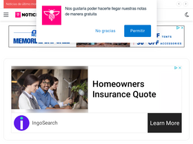 'notienred.info' screenshot