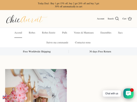 ChicAurat website screenshot
