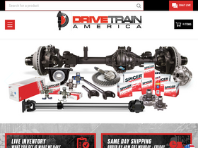 'drivetrainamerica.com' screenshot