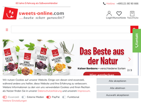 'sweets-online.com' screenshot