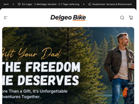 delgeobike.com homepage screenshot