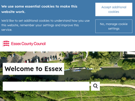 'essex.gov.uk' screenshot