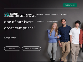 'ccnm.edu' screenshot