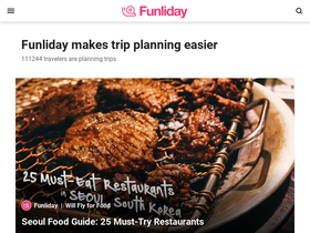 'funliday.com' screenshot