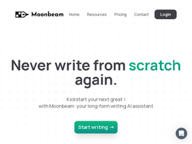 'gomoonbeam.com' screenshot