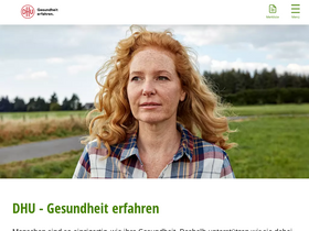 'dhu.de' screenshot