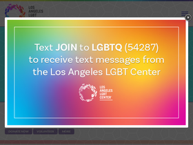 'lalgbtcenter.org' screenshot