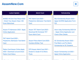 'assamnew.com' screenshot