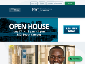 'fscj.edu' screenshot