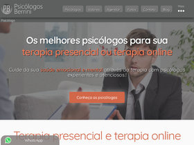 'psicologosberrini.com.br' screenshot