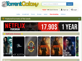 'torrentgalaxy.mx' screenshot