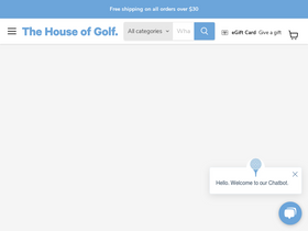 'houseofgolf.com.au' screenshot