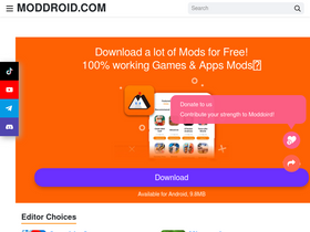 'moddroid.com' screenshot