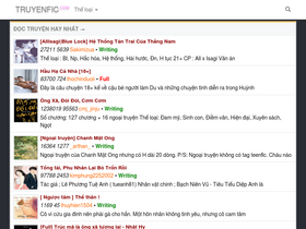 'truyenfic.com' screenshot