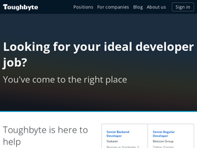 'toughbyte.com' screenshot