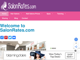 'salonrates.com' screenshot